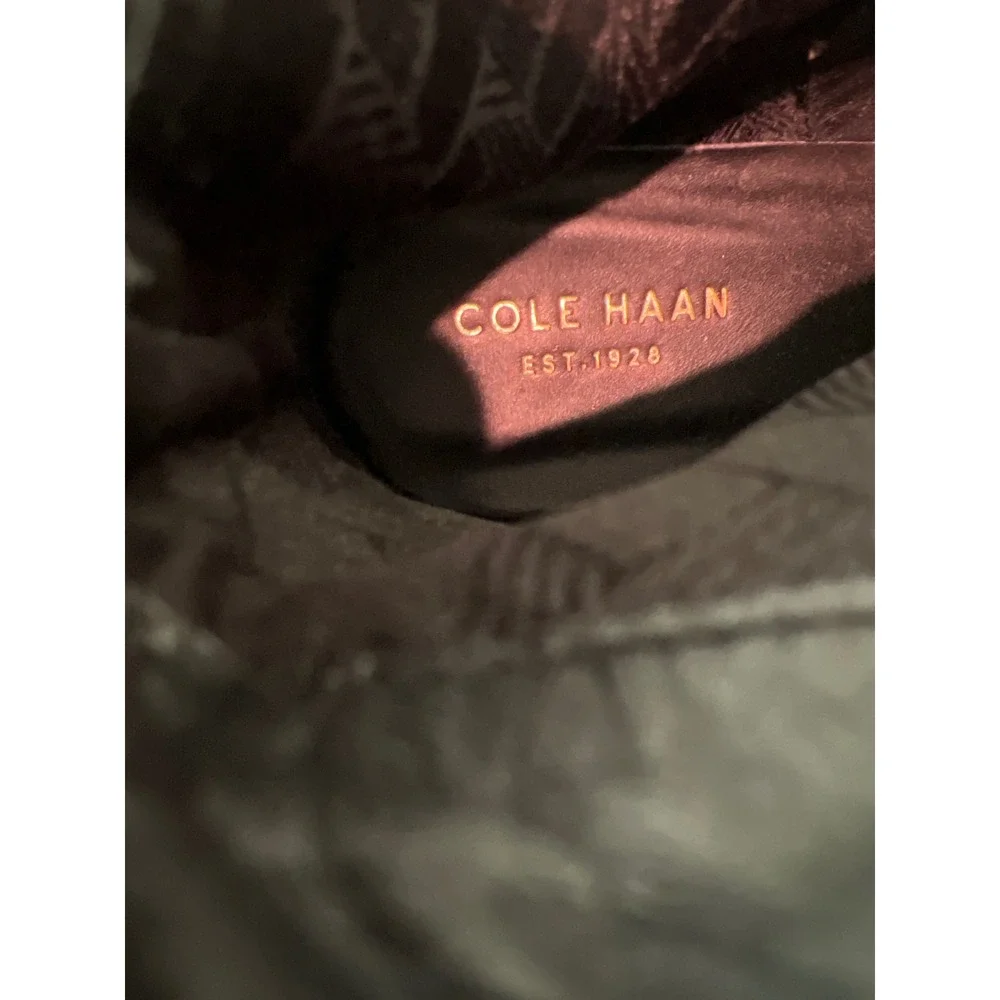 Cole Haan W08760 Grand.OS Leather Colorblock Ankle‎ Boots Beige Black Grey 8B